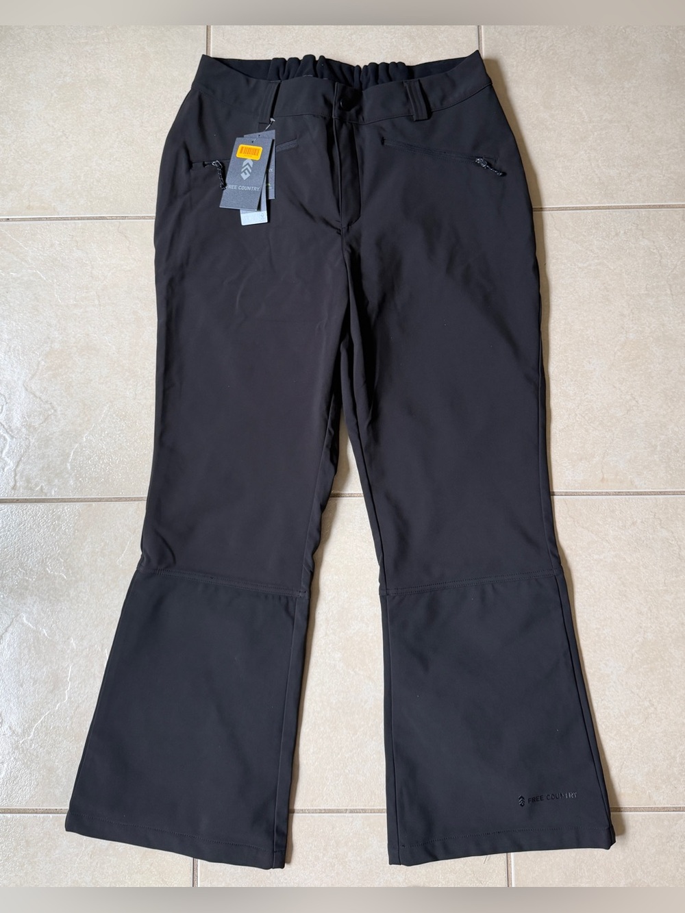 Free Country Women's Softshell Black  Ski/Snowboard Pants Sz XL